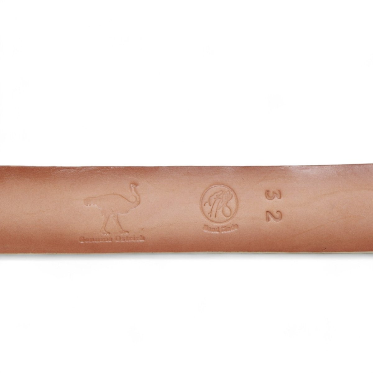 Cinto Vaquero de Avestruz Original Color Hueso - Los Altos Boots - Los Altos Boots