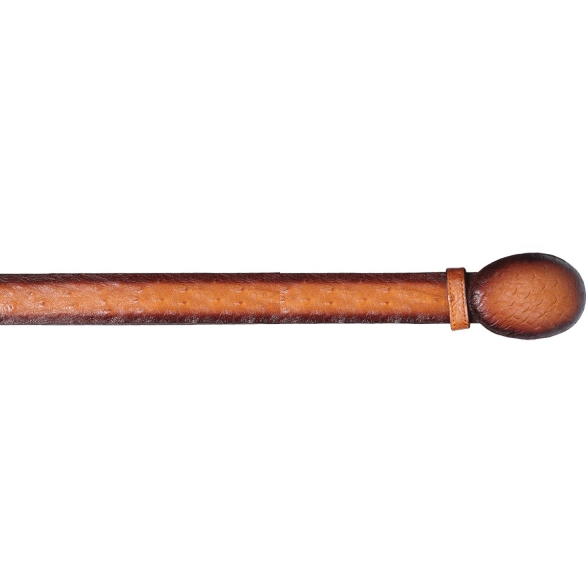 Cinto Vaquero de Avestruz Original Color Mantequilla Difuminado - Los Altos Boot - Los Altos Boots