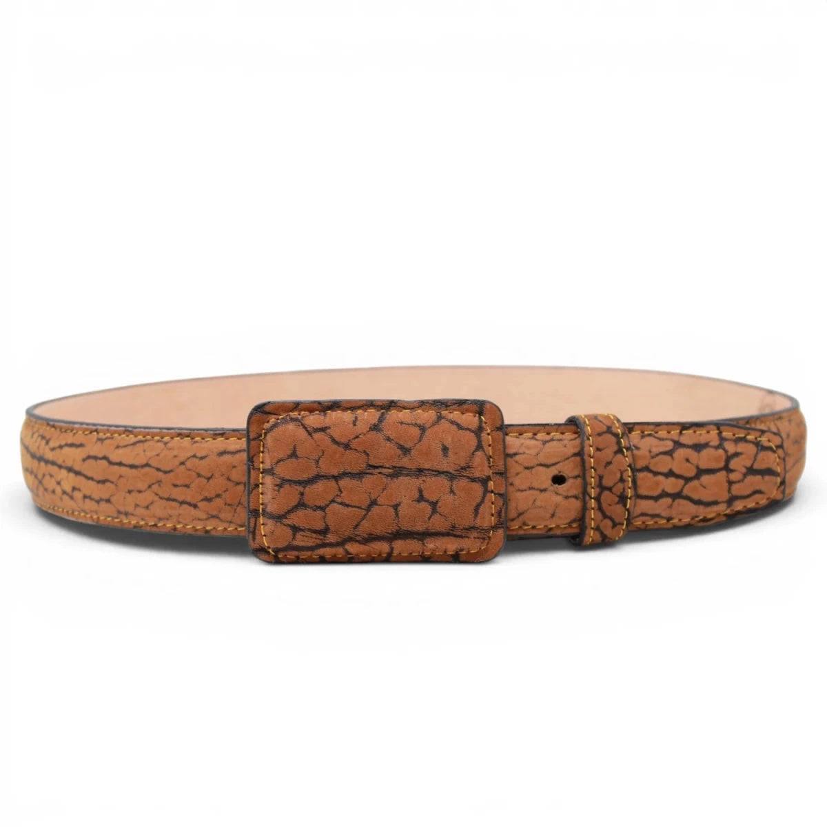 Cinto Vaquero de Cuello de Toro Original Hebilla Cuadrada WD-1429 - White Diamonds Boots