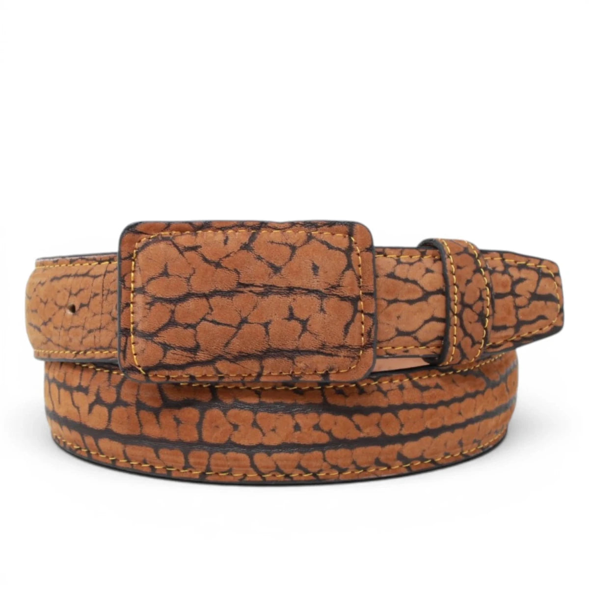 Cinto Vaquero de Cuello de Toro Original Hebilla Cuadrada WD-1429 - White Diamonds Boots