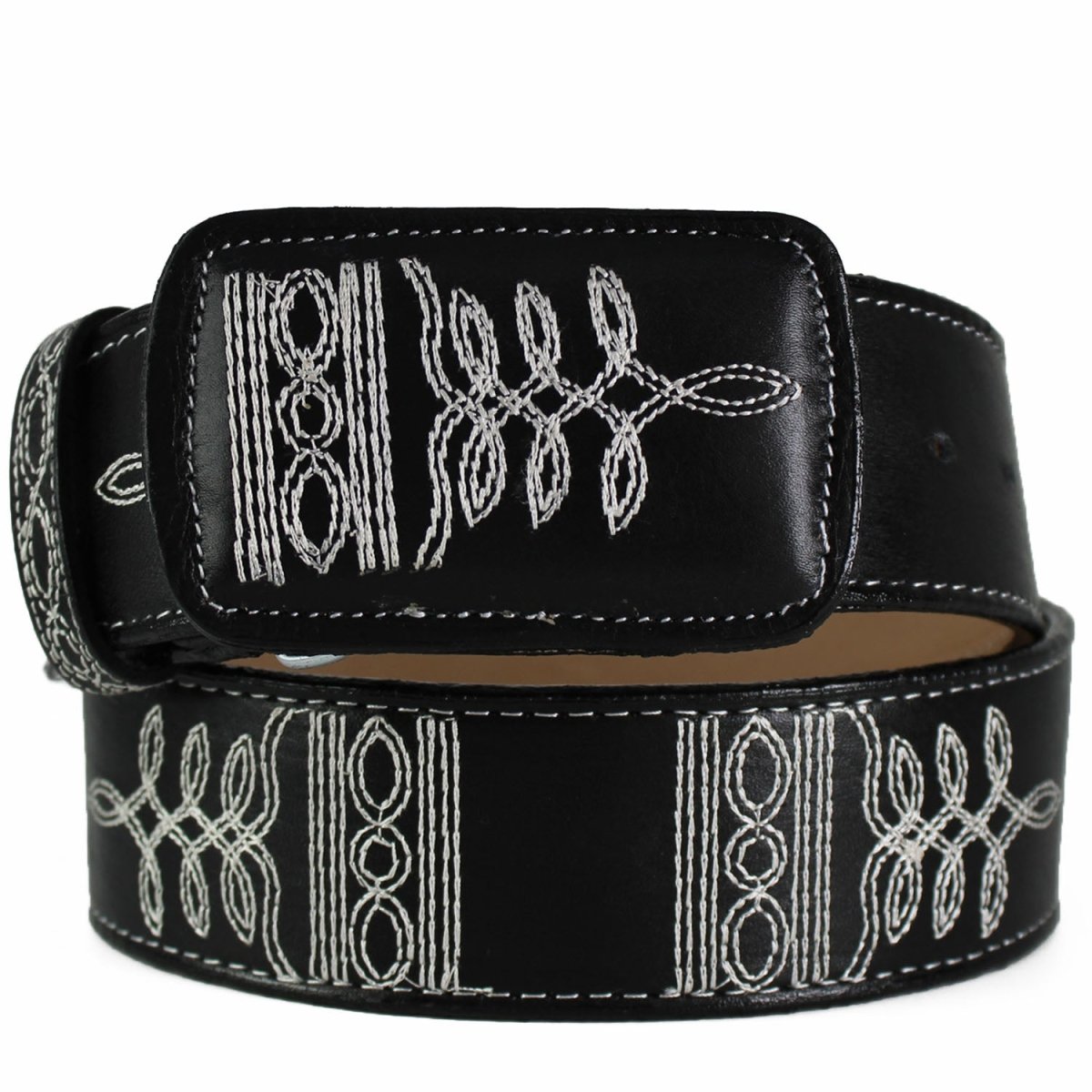 Cinto Vaquero de Cuero Original con Medallon - White Diamonds Boots