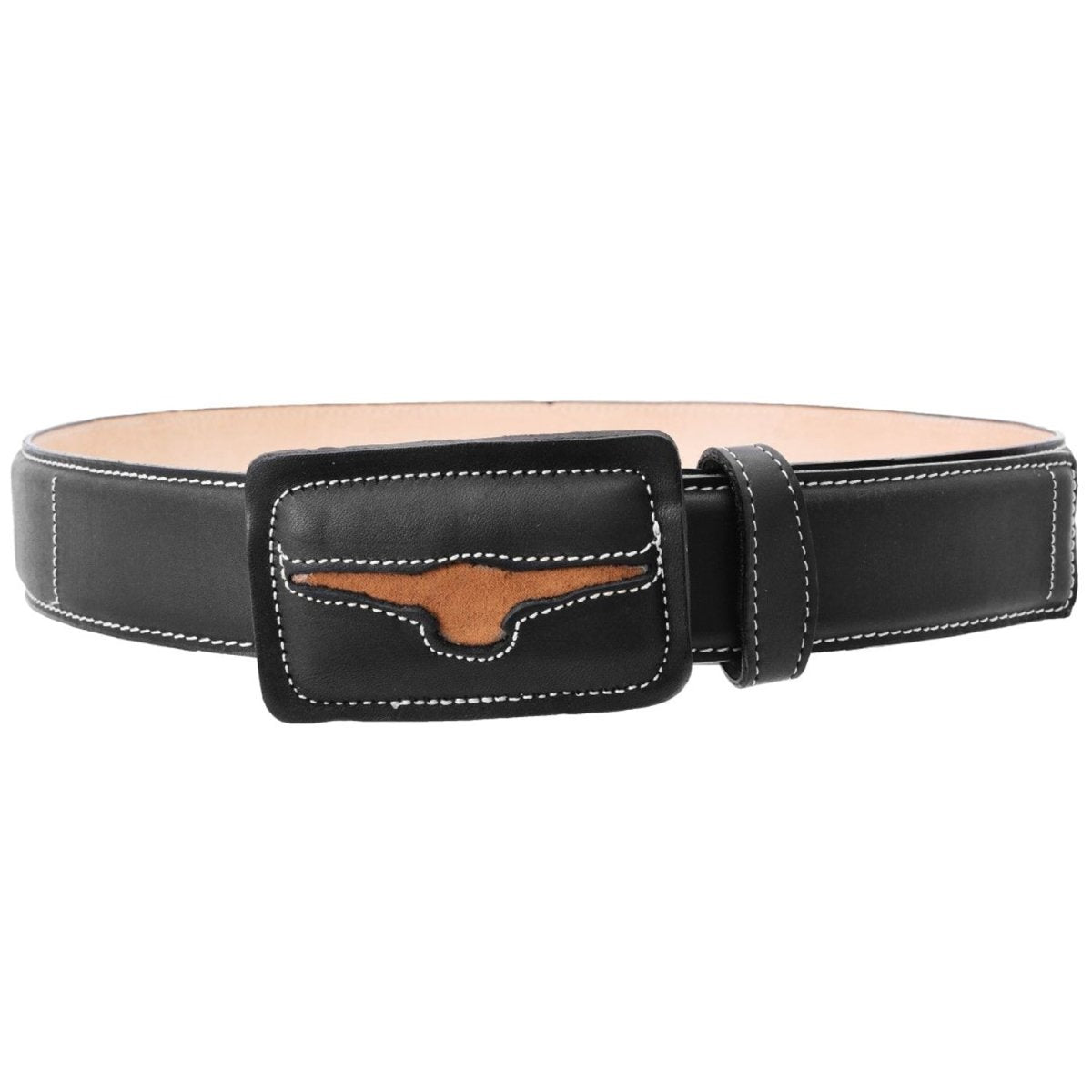 Cinto Vaquero de Cuero Original con Torito - White Diamonds Boots