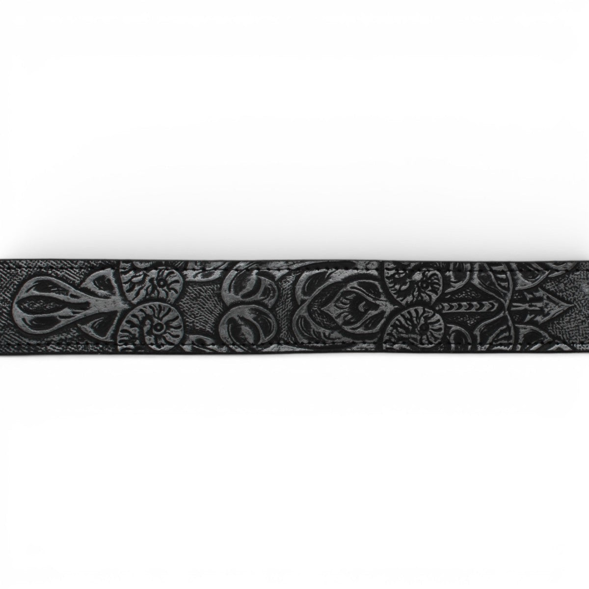 Cinto Vaquero para Mujer de Piel Cincelado Negro - TMLB205304 - Tanner Mark Boots