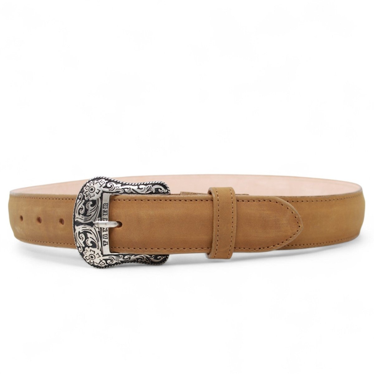Cinturón de Piel con Hebilla Metálica Texas Tan - Tanner Mark Boots