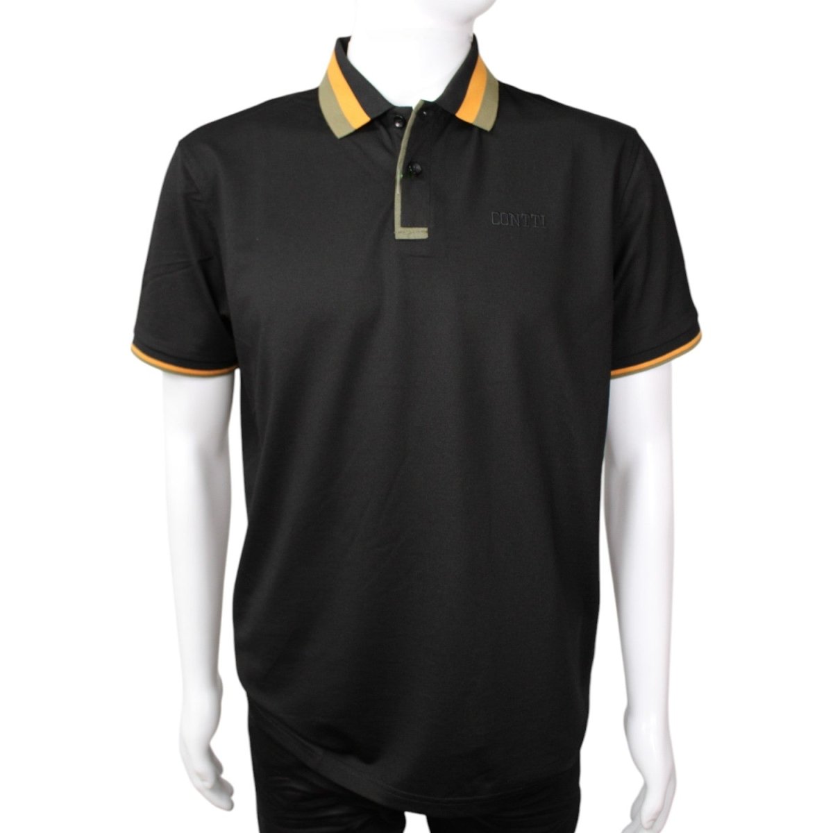 CONTTI Men's Cotton Logo Polo Shirt - Contti