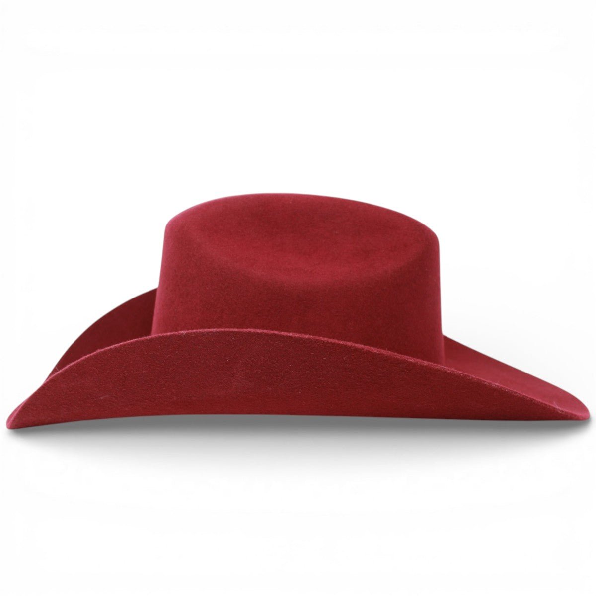 Cowboy Felt Hat 200X Sinaloa Style in Burgundy - White Diamonds Boots