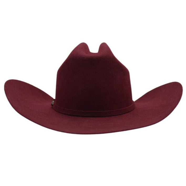 Cowboy Felt Hat 50X Texas Shape Burgundy - Joe Boots