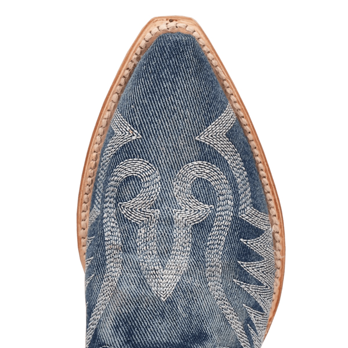 Dan Post Women's Denim Darlin Snip Toe Leather Tall Boots - Blue - Dan Post Boots