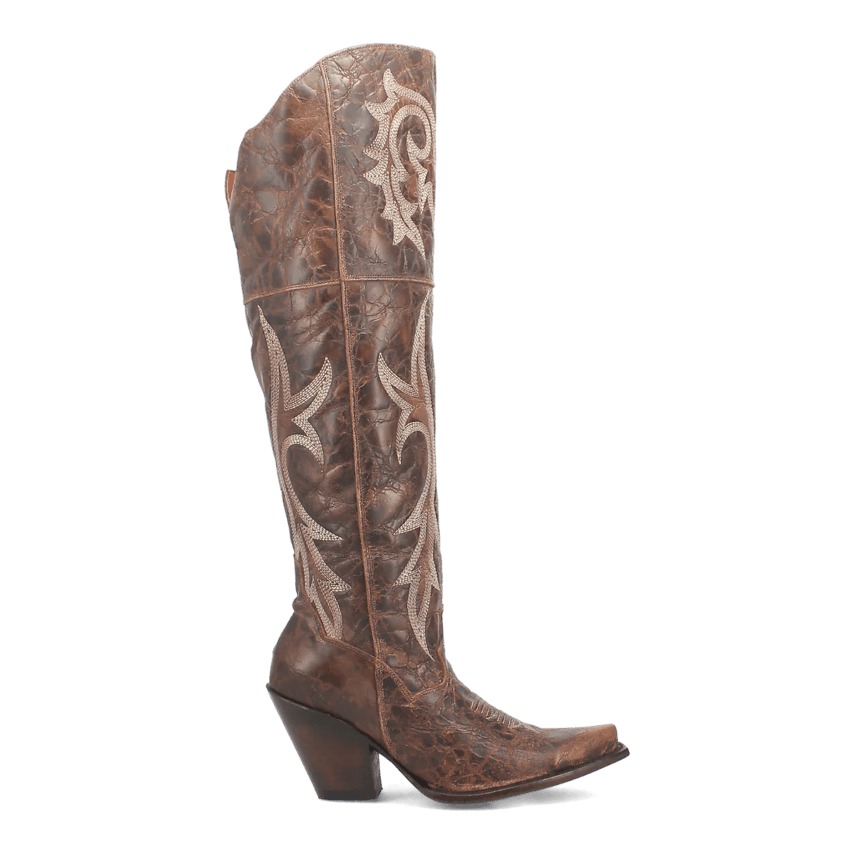 Dan Post Women's Jilted Snip Toe Leather Tall Boots - Brown - Dan Post Boots
