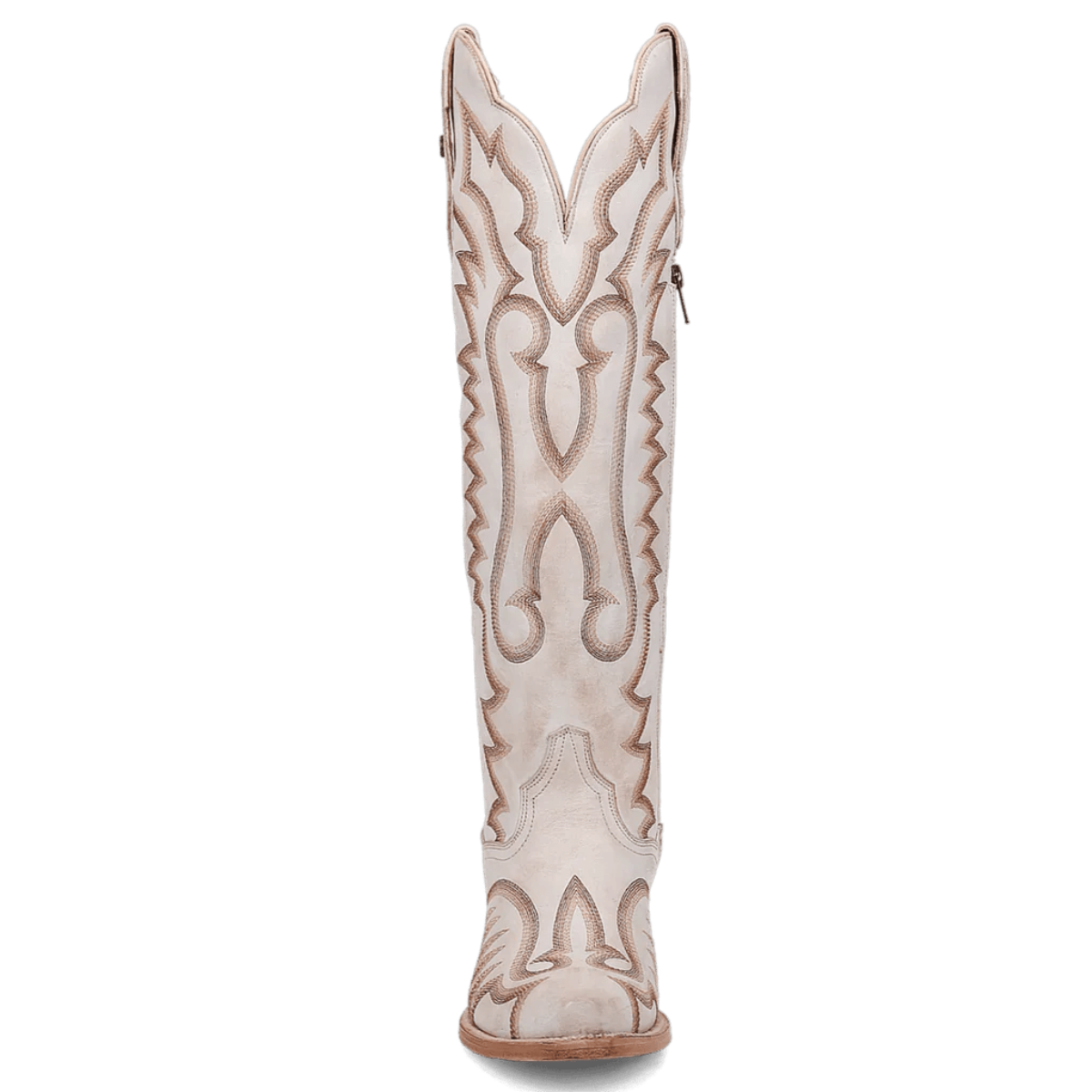 Dan Post Women's Josie Snip Toe Leather Tall Boots - White - Dan Post Boots