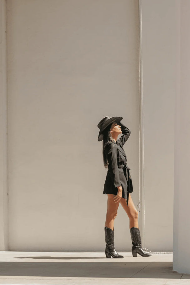 Dan Post Women's Maria Snip Toe Leather Boots - Black - Dan Post Boots