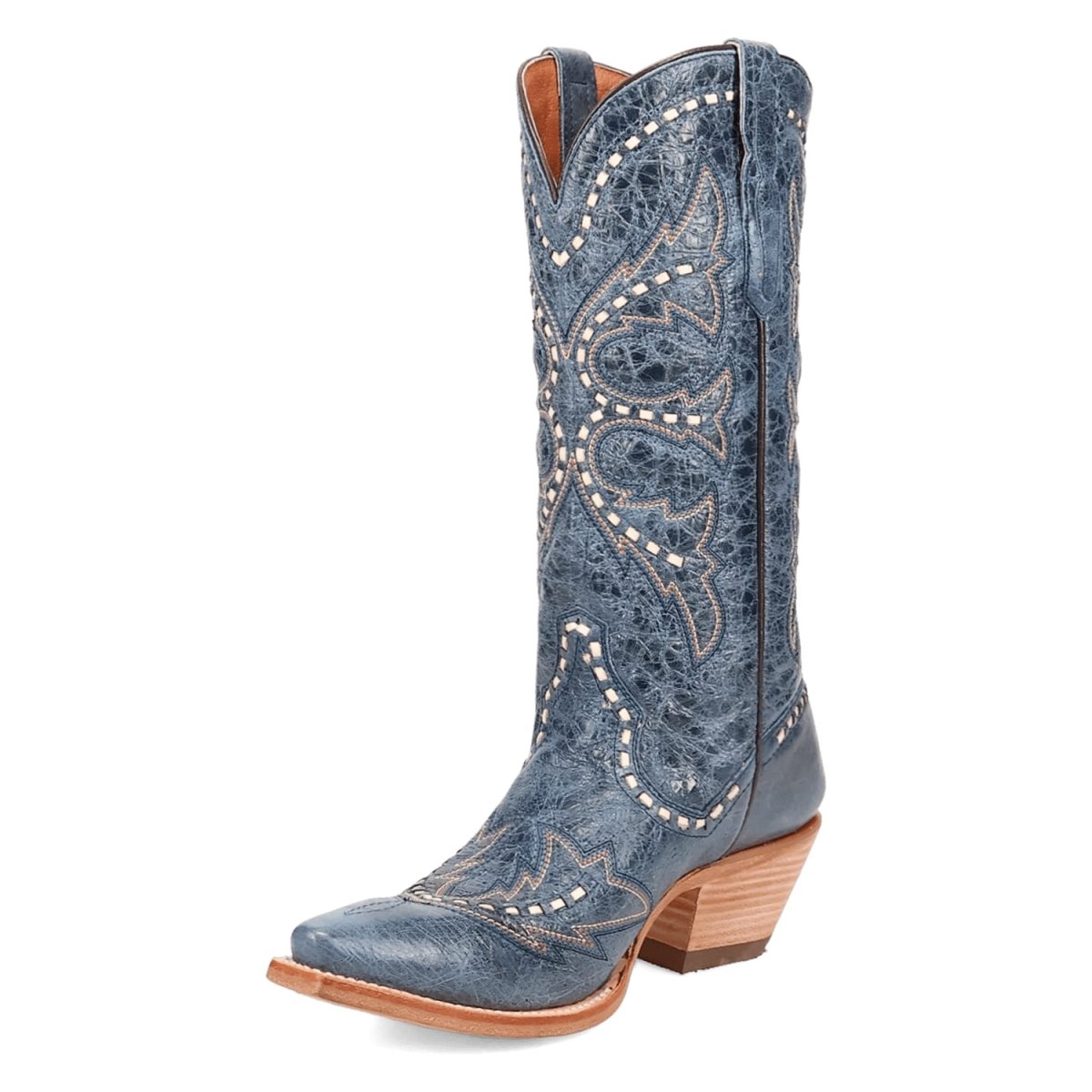 Dan Post Women's Mesa Snip Toe Leather Boots - Blue DP7019 - Dan Post Boots