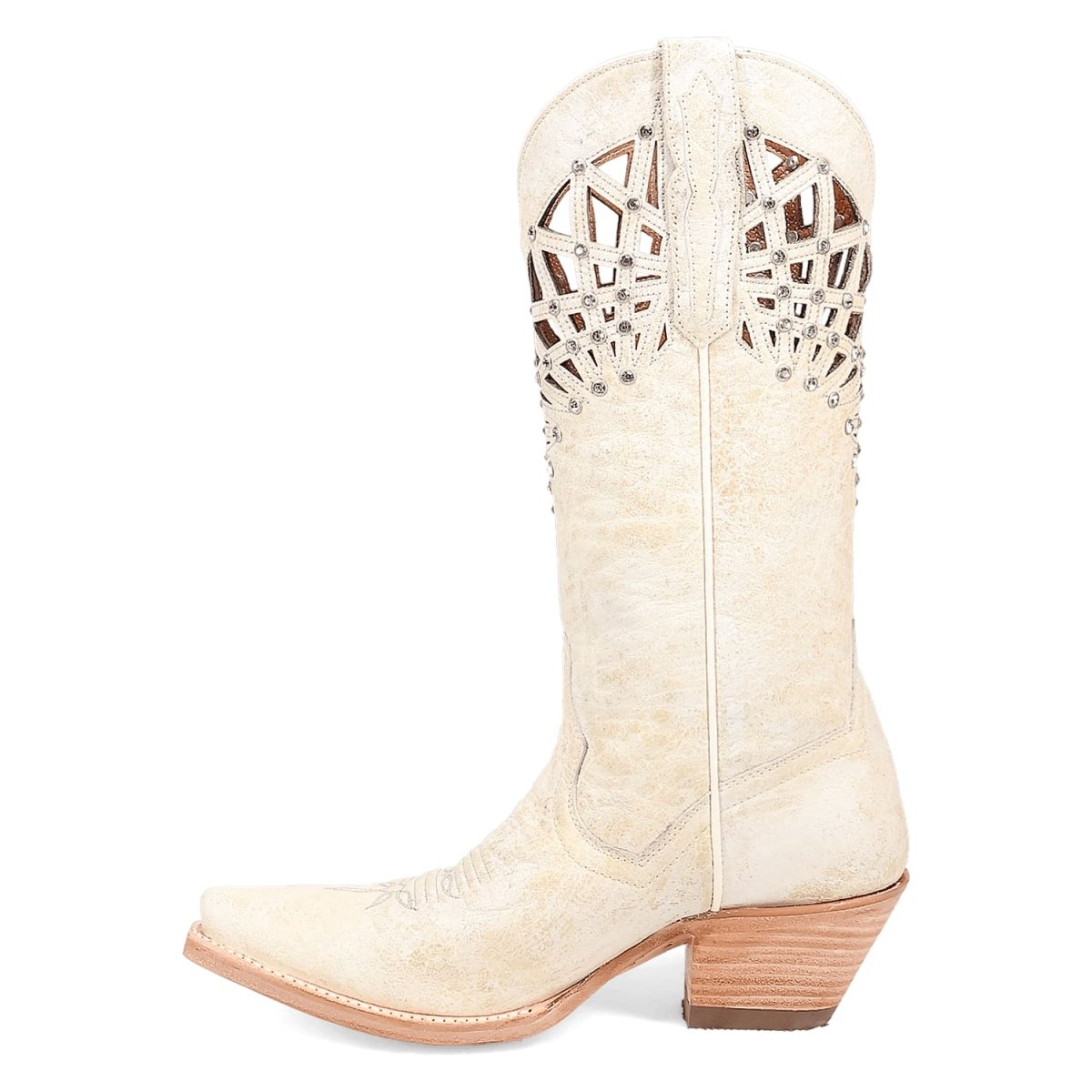 Dan Post Women's Miley Snip Toe Leather Boots - Bone DP7018 - Dan Post Boots