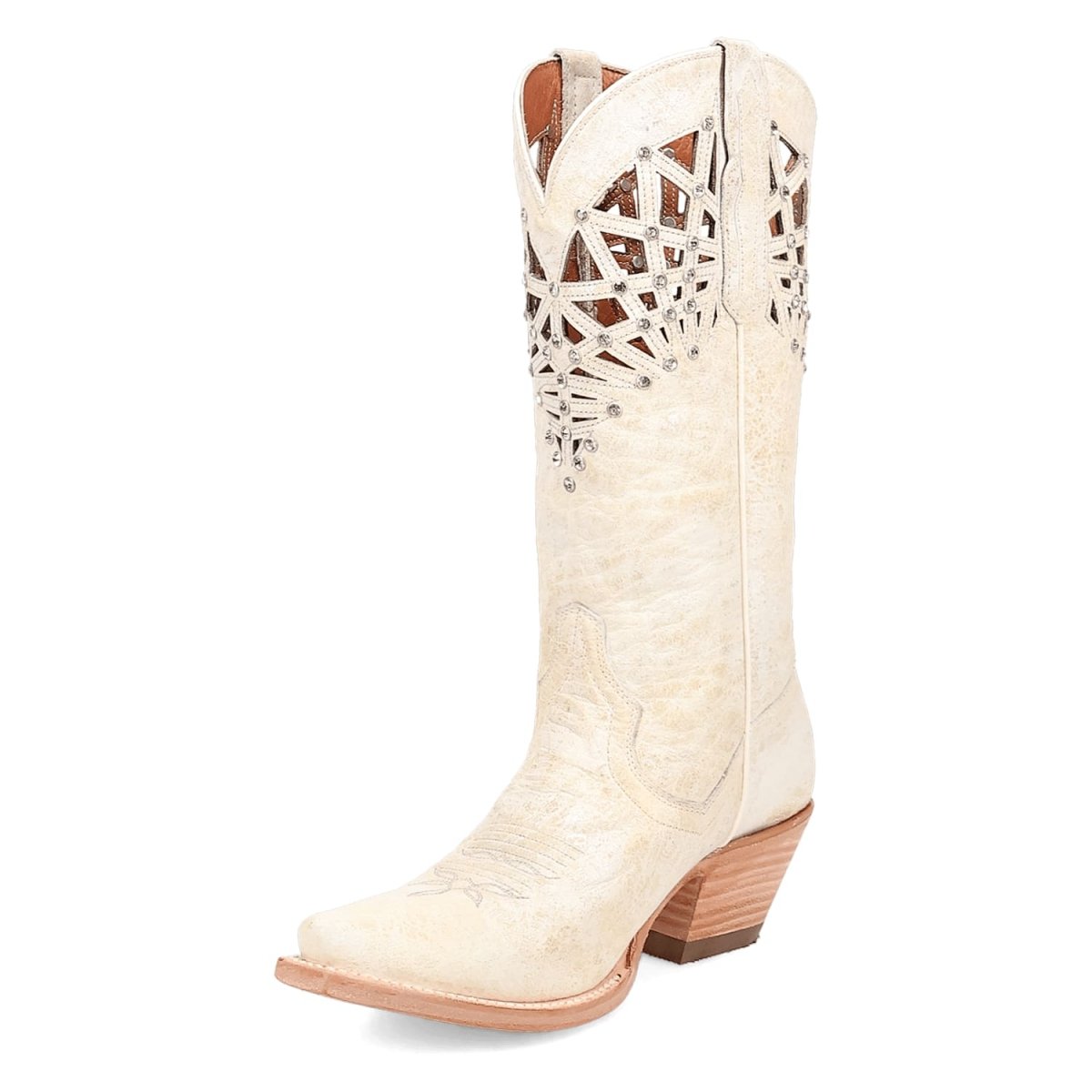 Dan Post Women's Miley Snip Toe Leather Boots - Bone DP7018 - Dan Post Boots