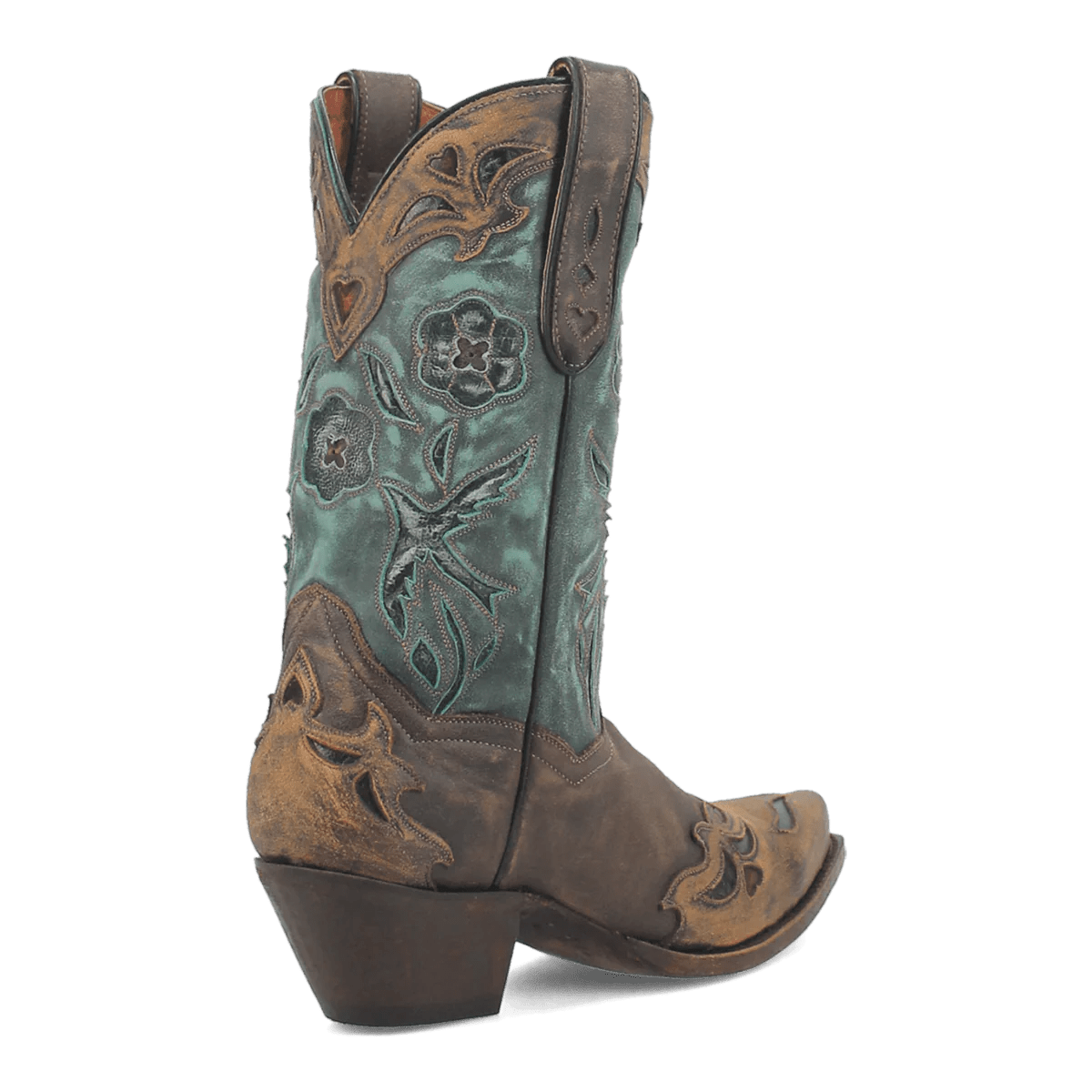 Dan Post Women's Vintage Bluebird Snip Toe Leather Boots - Chocolate - Dan Post Boots