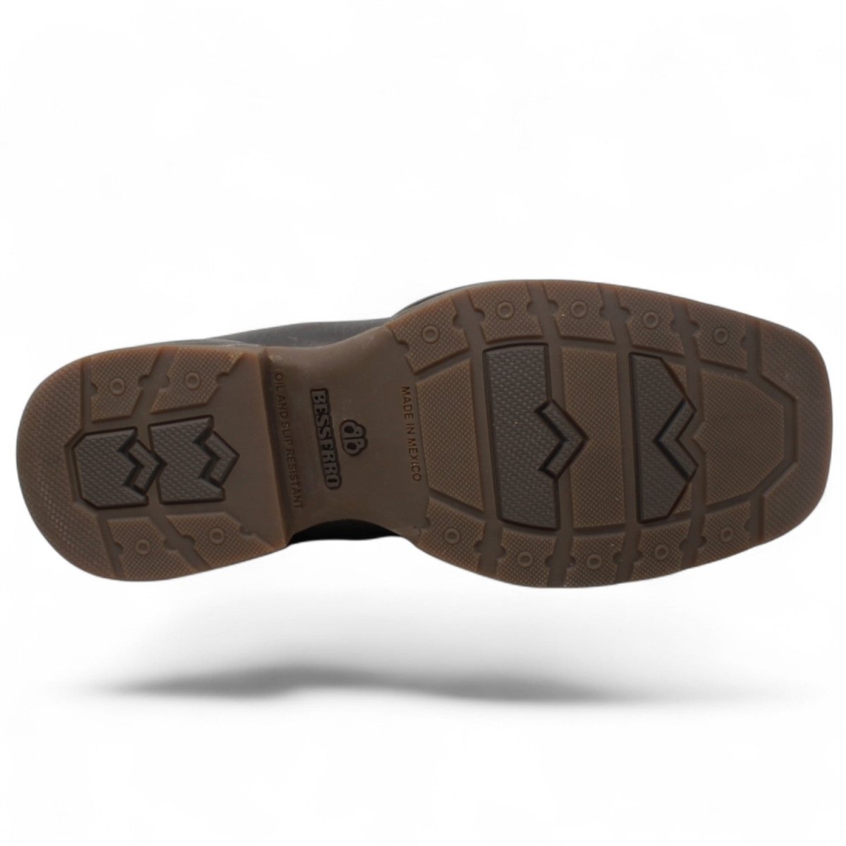 El Besserro Men's Square Toe Leather Ankle Boots Brown - Hooch