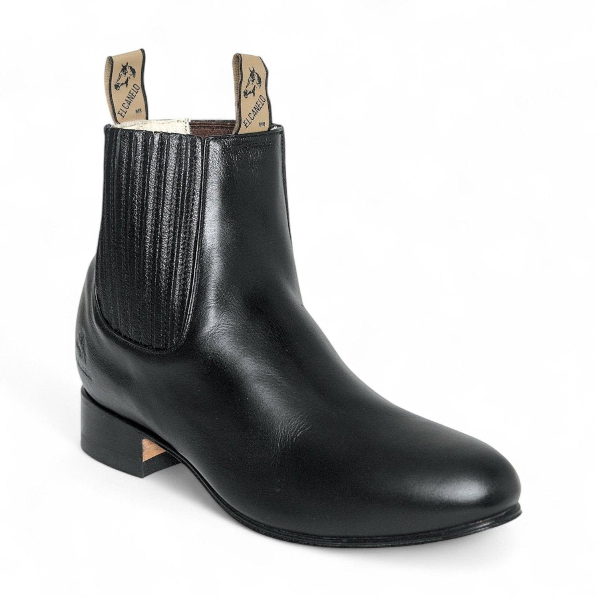 El Canelo - Charro Ankle Boot - Atlas Black 232 - Diana Zapateria Inc