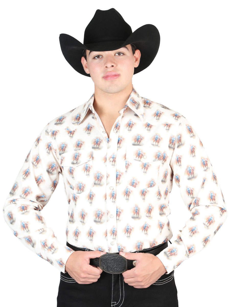 El General Brown Western Shirt 44307 - Diana Zapateria Inc