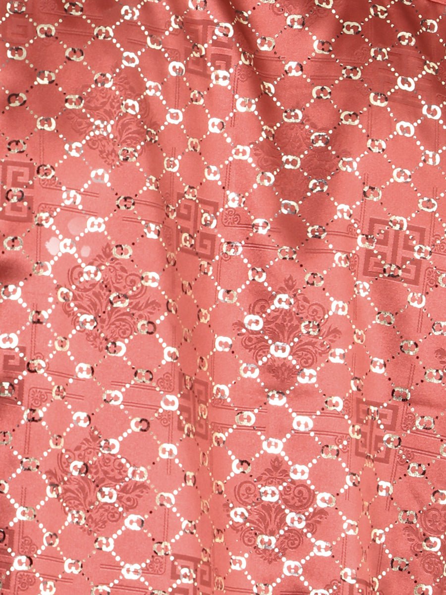 El General Burgundy/Gold Casual Long - Sleeve Shirt 44546 - Diana Zapateria Inc