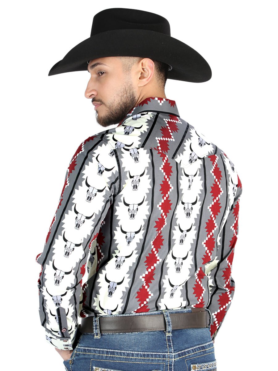 El General - Casual Long Sleeve Shirt - Ivory 44489 - Diana Zapateria Inc