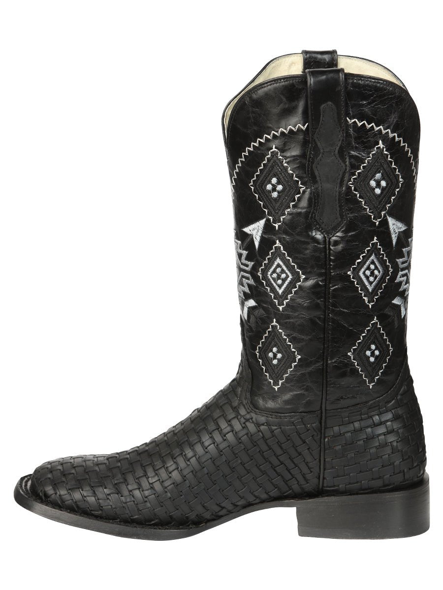 El General Men’s Petatillo Crazy Black Rodeo Boots 44884 - Diana Zapateria Inc