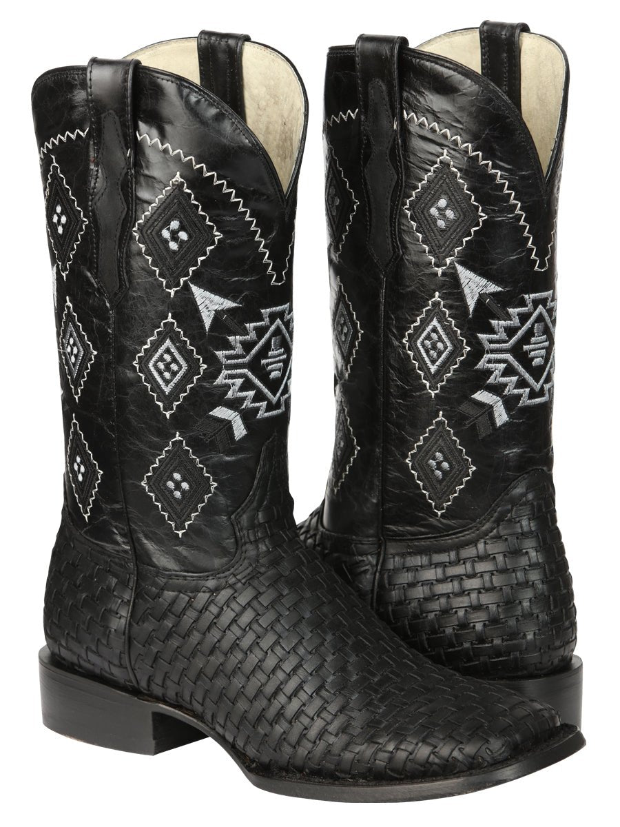 El General Men’s Petatillo Crazy Black Rodeo Boots 44884 - Diana Zapateria Inc