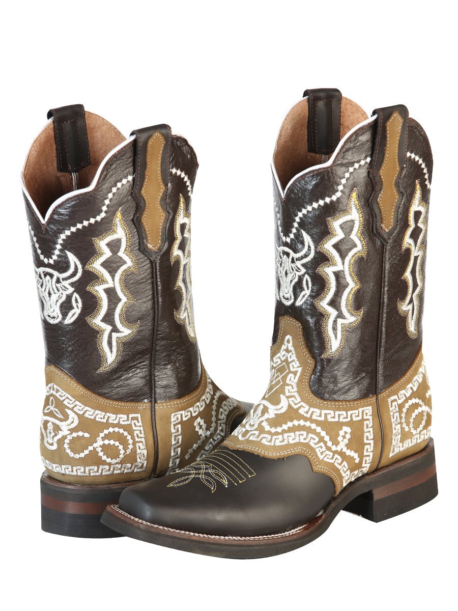 El General Rodeo Boot - Crazy Brown with Embroidery 51110 - Diana Zapateria Inc
