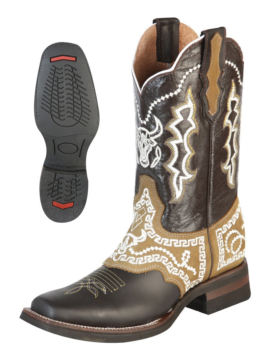 El General Rodeo Boot - Crazy Brown with Embroidery 51110 - Diana Zapateria Inc