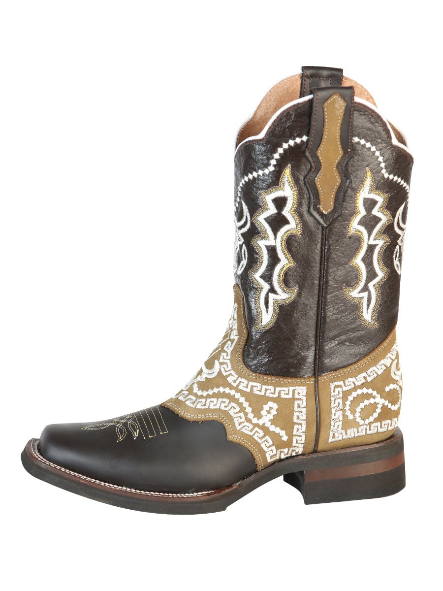 El General Rodeo Boot - Crazy Brown with Embroidery 51110 - Diana Zapateria Inc
