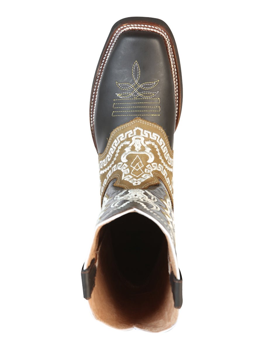 El General Rodeo Boot - Crazy Brown with Embroidery 51110 - Diana Zapateria Inc