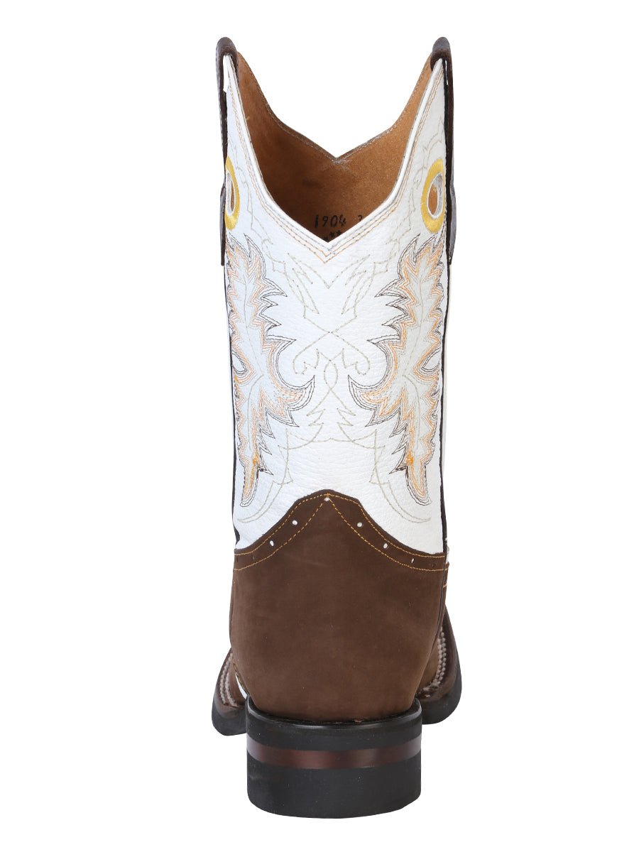 El General Rodeo Boot - Crazy Nobuck Dark Brown 33313 - Diana Zapateria Inc