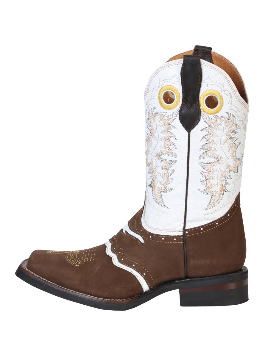 El General Rodeo Boot - Crazy Nobuck Dark Brown 33313 - Diana Zapateria Inc