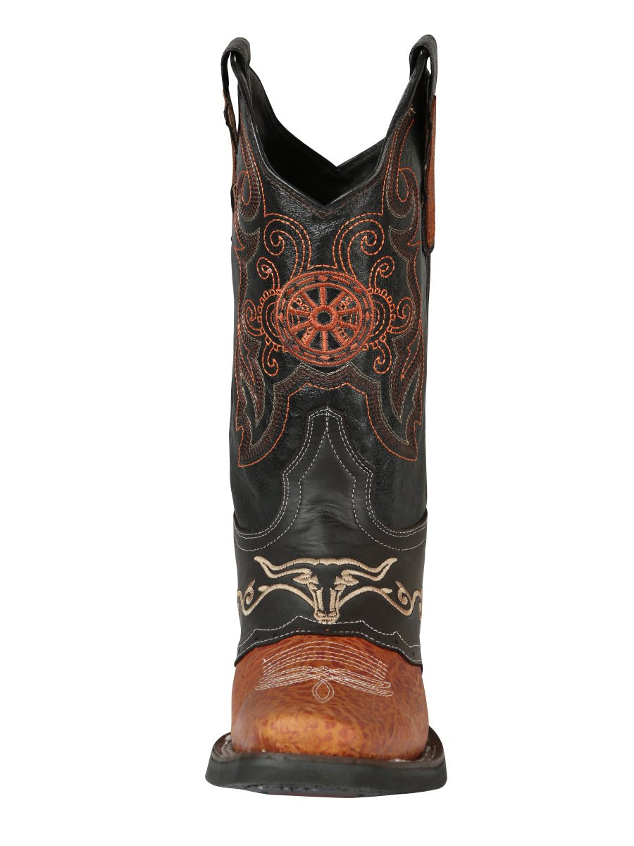 El General Rodeo Boot - Crazy Wine with Embroidery GEN - 40667 - Diana Zapateria Inc