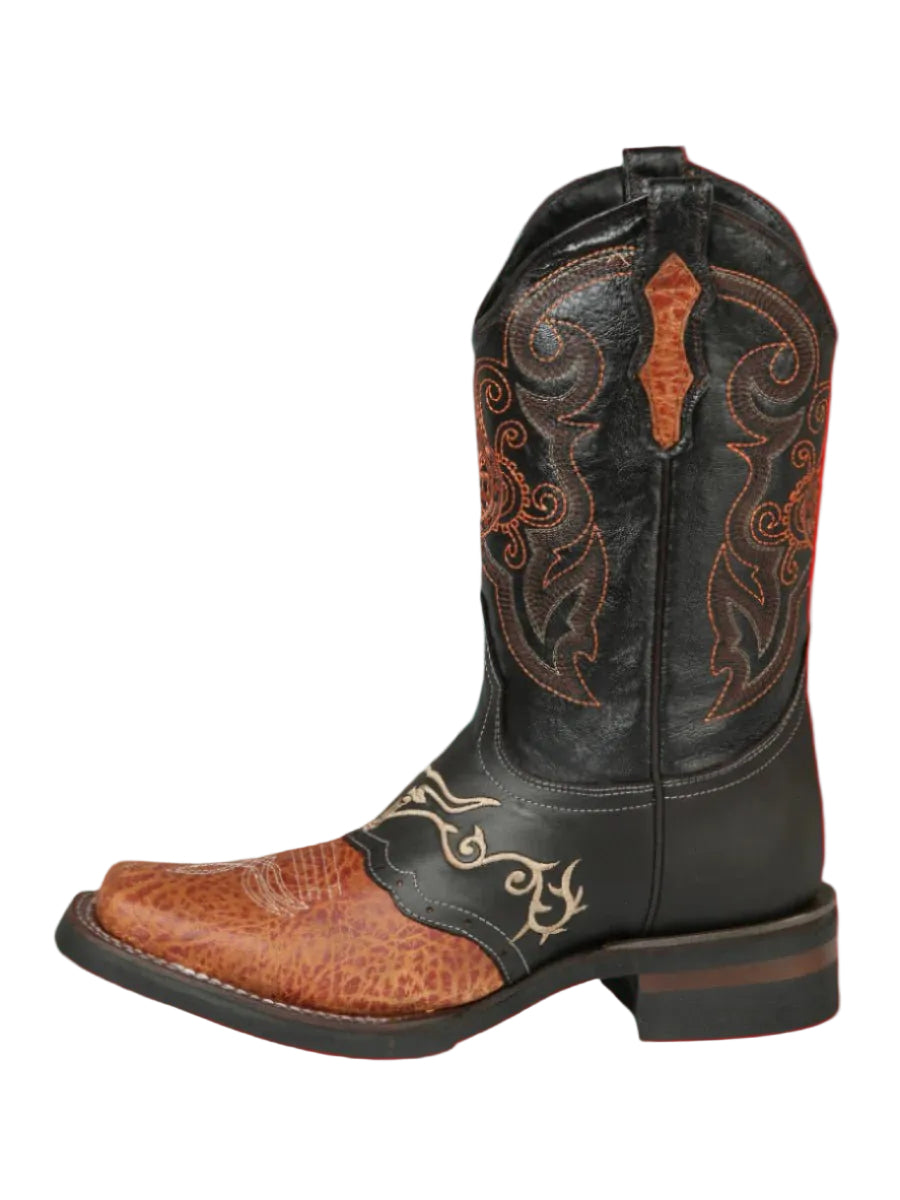 El General Rodeo Boot - Crazy Wine with Embroidery GEN - 40667 - Diana Zapateria Inc