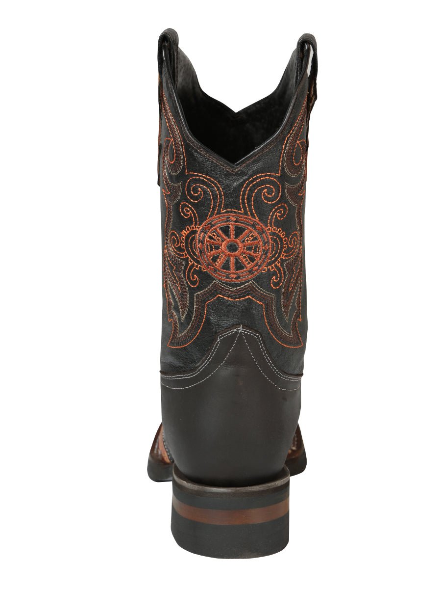 El General Rodeo Boot - Crazy Wine with Embroidery GEN - 40667 - Diana Zapateria Inc