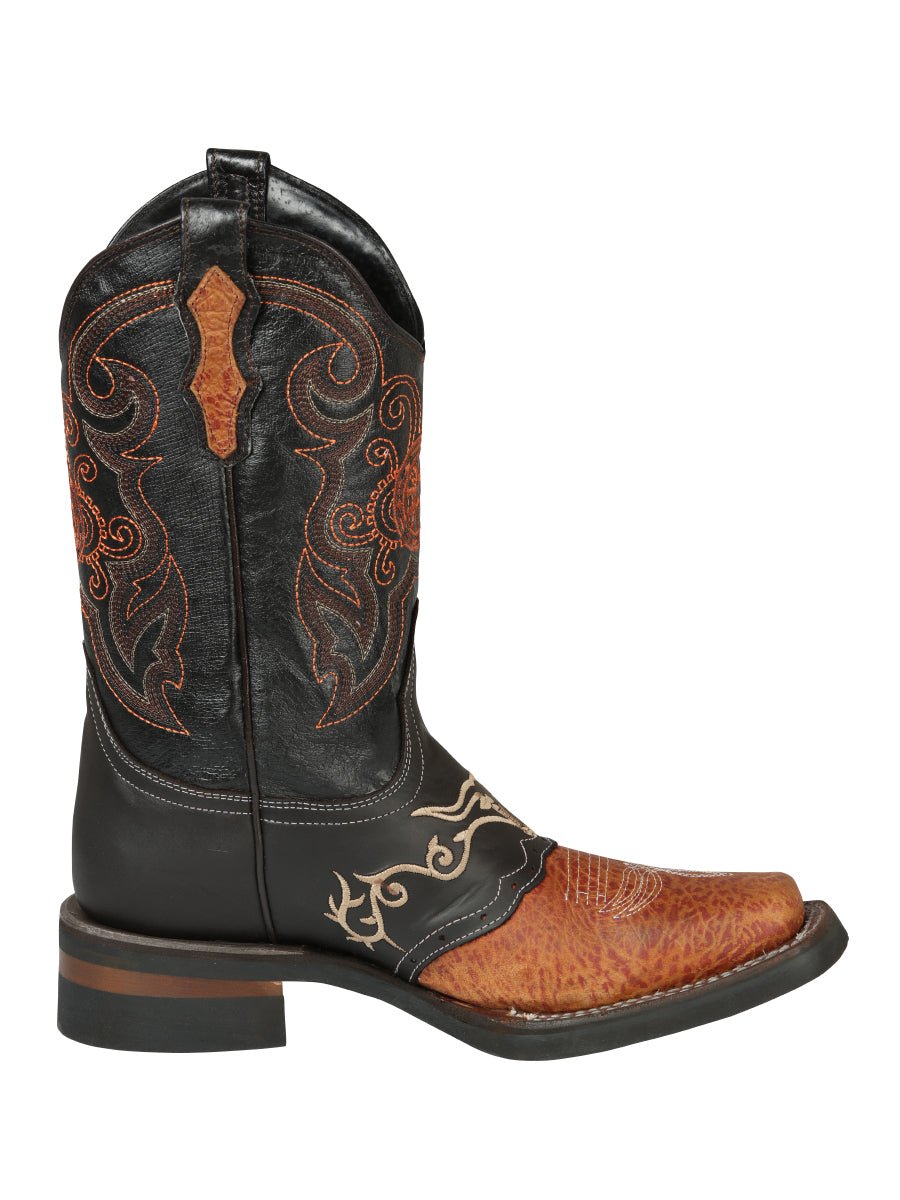 El General Rodeo Boot - Crazy Wine with Embroidery GEN - 40667 - Diana Zapateria Inc