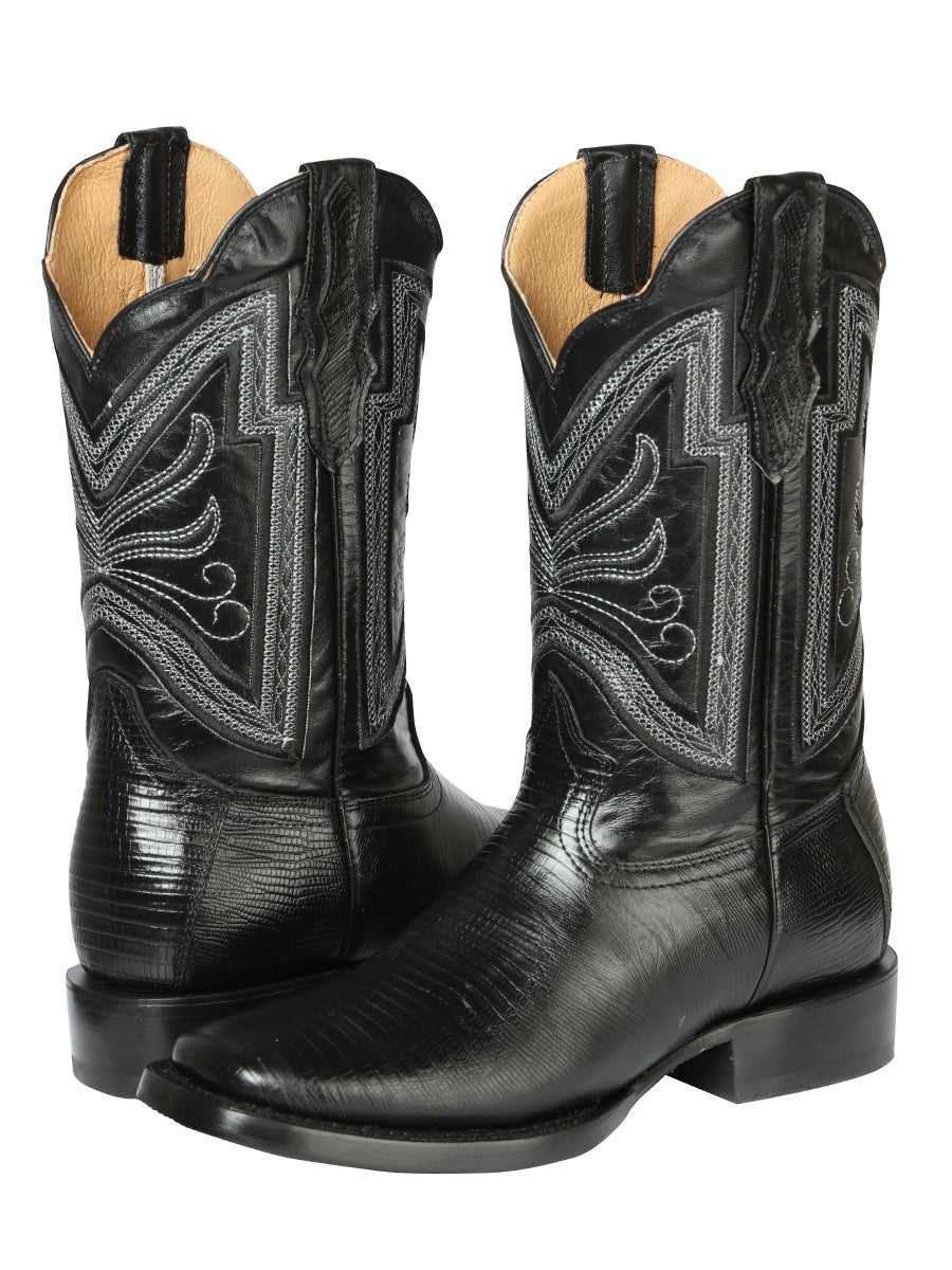 El General Rodeo Boot - Imit Lizard - Black 44666 - Diana Zapateria Inc