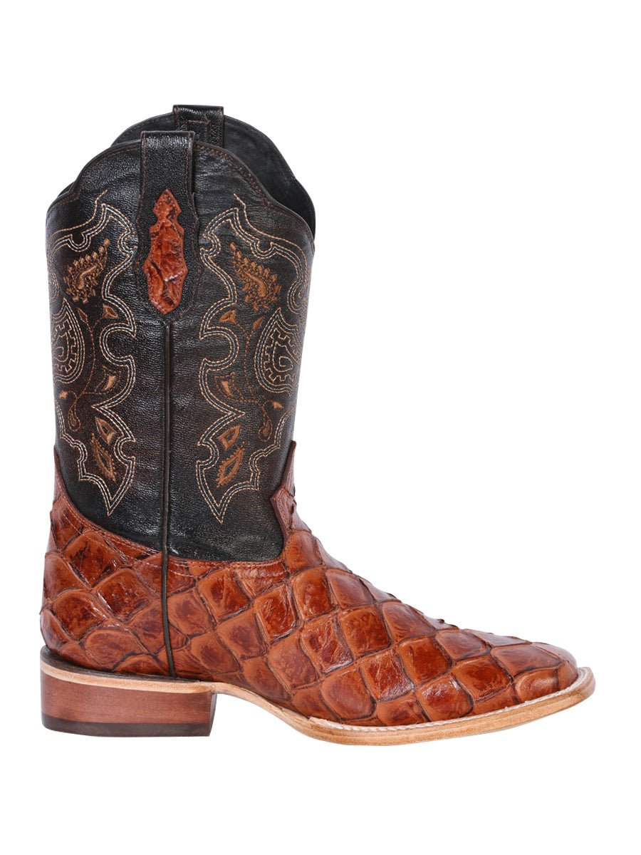 El General Rodeo Boot - Imitación Pirarucu - Cognac 41793 - Diana Zapateria Inc