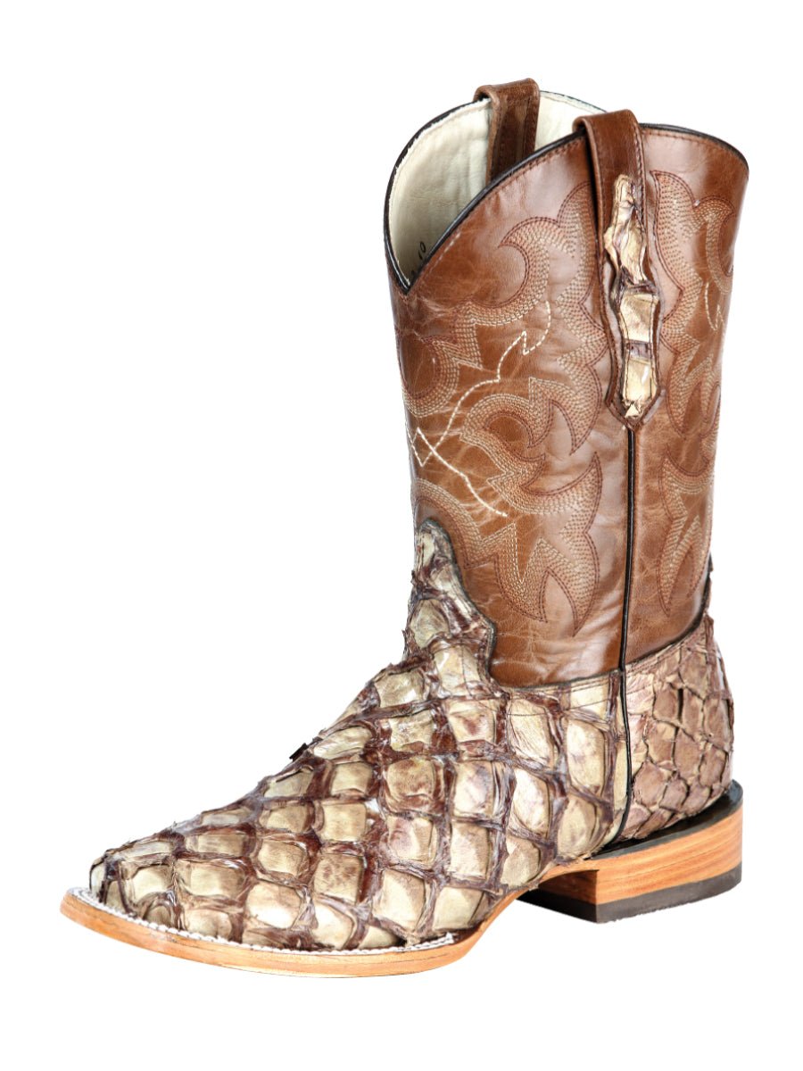 El General Rodeo Boot Monster Fish Cream 44114 - Diana Zapateria Inc