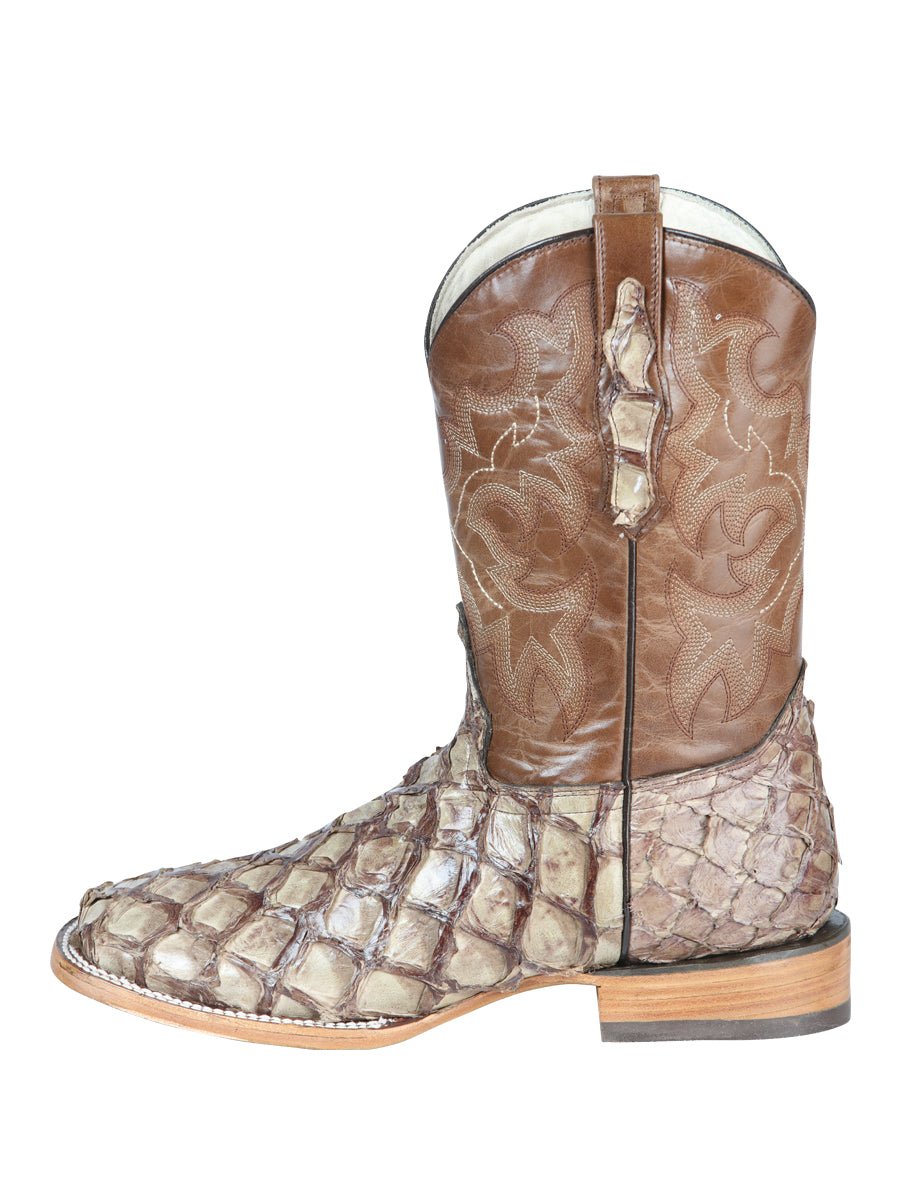 El General Rodeo Boot Monster Fish Cream 44114 - Diana Zapateria Inc