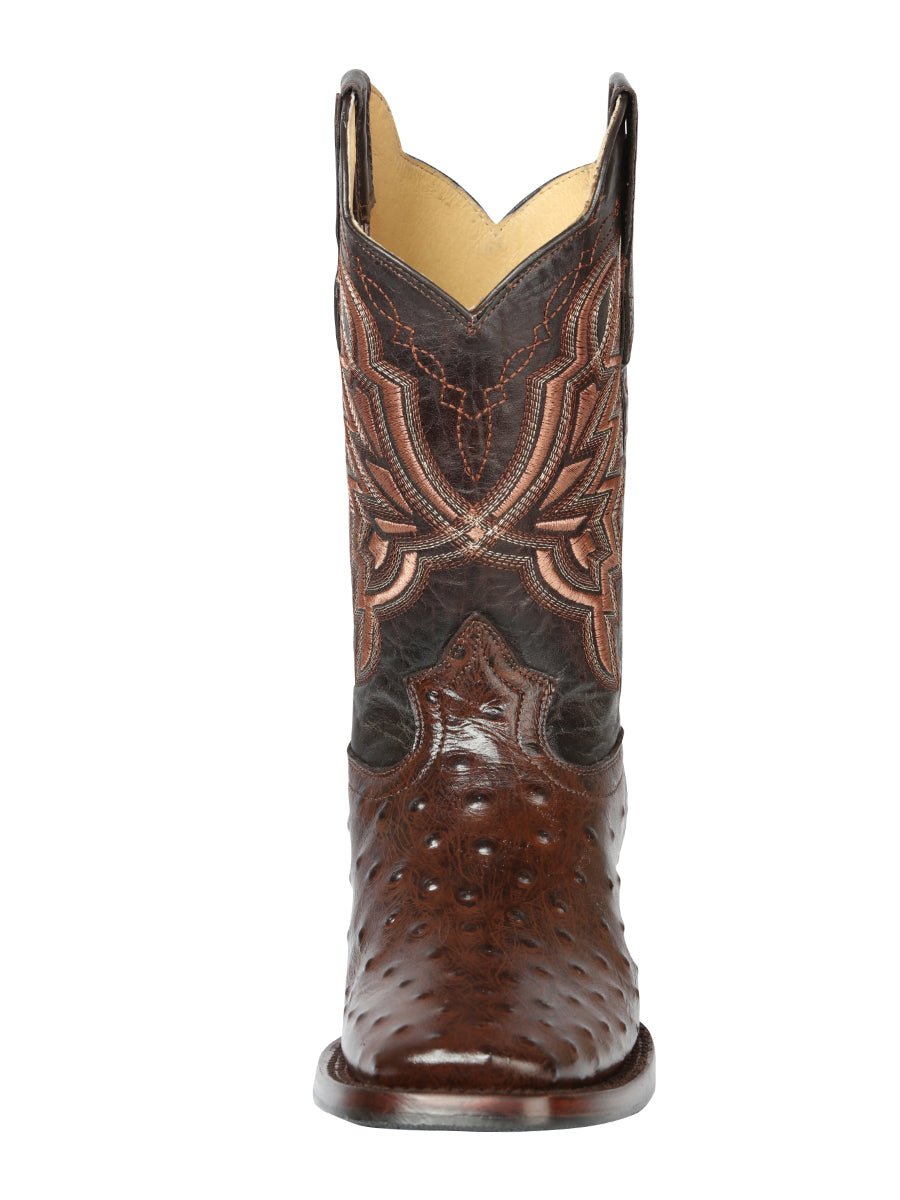 El General Rodeo Boot - Print Ostrich - Brown 44665 - Diana Zapateria Inc