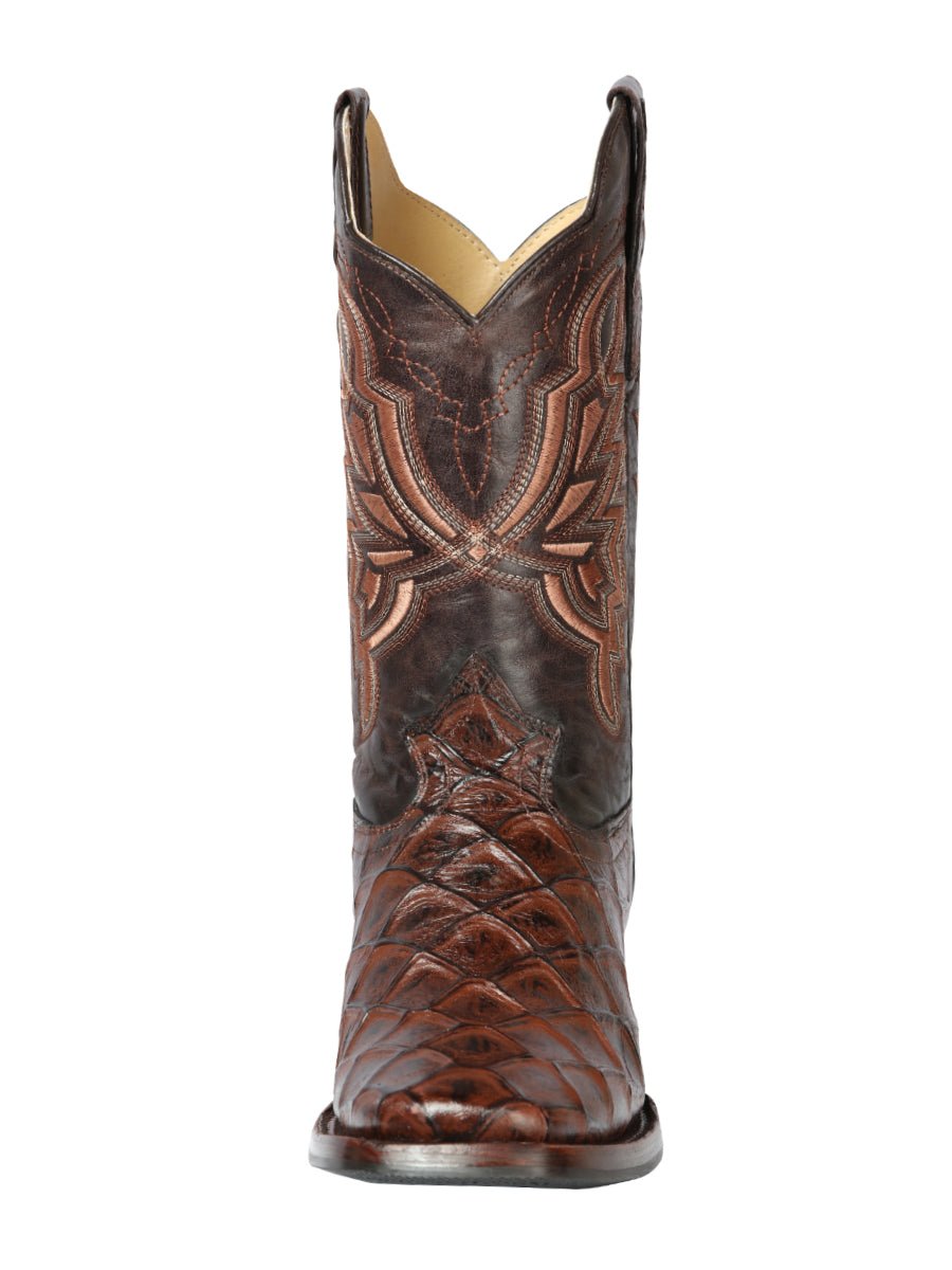 El General Rodeo Boot - Print Pirarucu - Brown 44664 - Diana Zapateria Inc