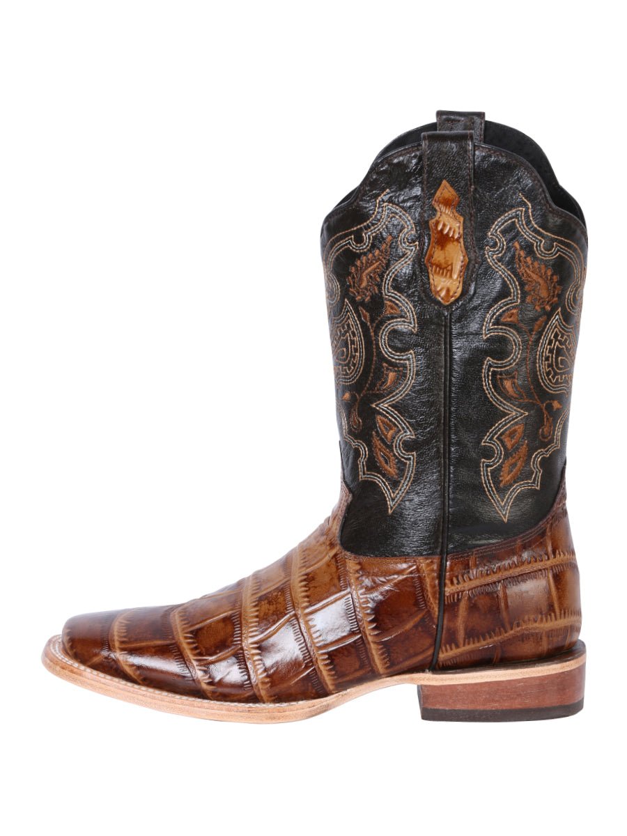 El General Rodeo Boot - Printed Caiman Light Brown 41794 - Diana Zapateria Inc