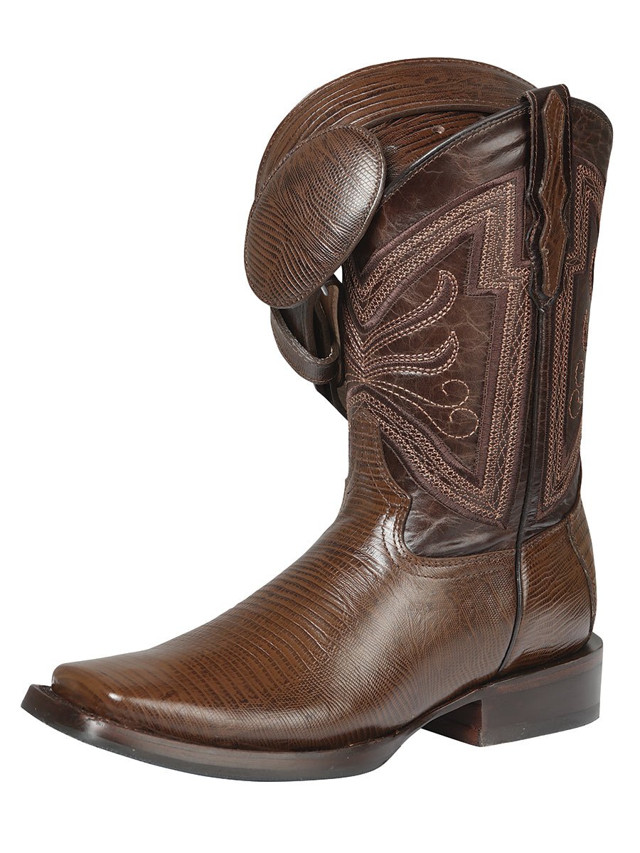 El General Rodeo - Printed Lizard leather boots - Brown 44674 - Diana Zapateria Inc