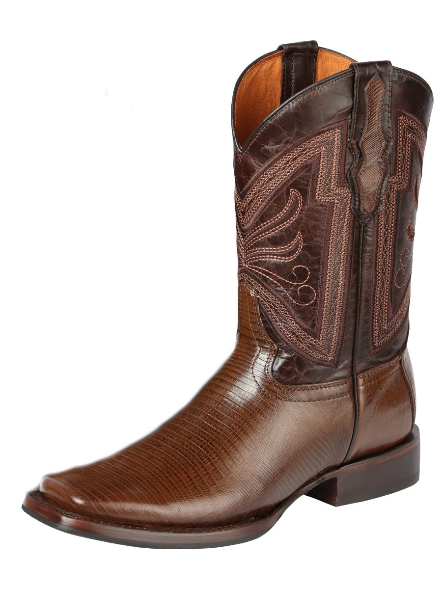 El General Rodeo - Printed Lizard leather boots - Brown 44674 - Diana Zapateria Inc