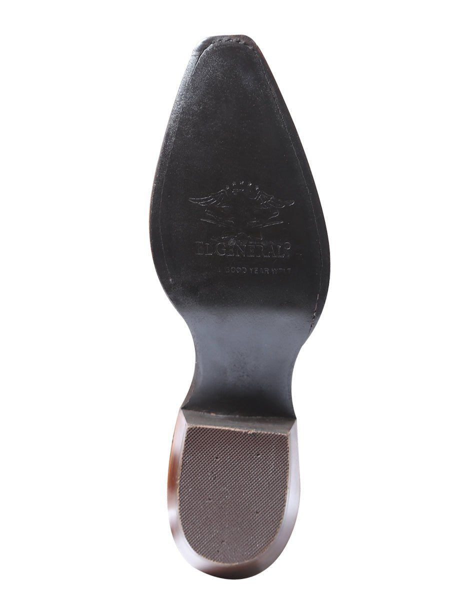 El General Rodeo Western Boot - Suede Brown 41789 - Diana Zapateria Inc