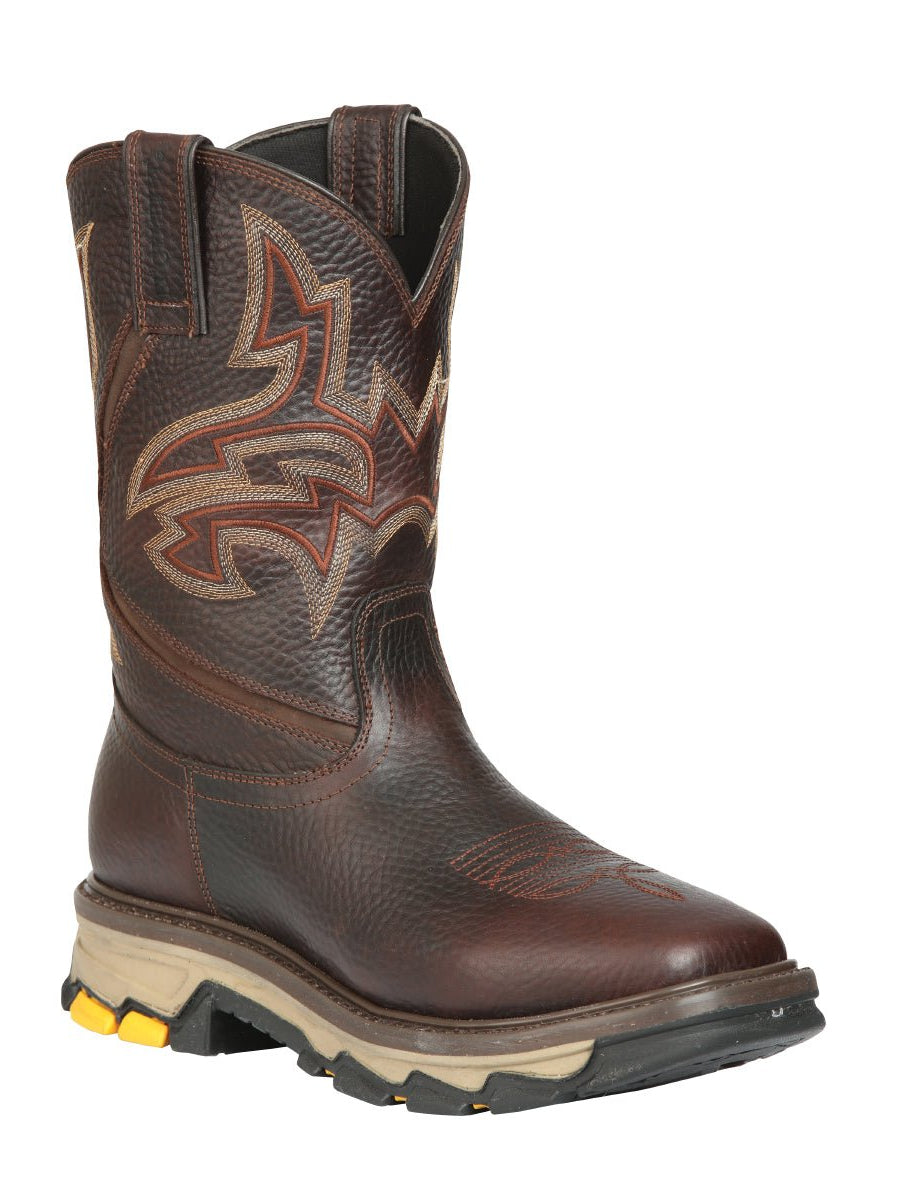 El General Rodeo Work Boot - Bull Fight Brown 44692 - Diana Zapateria Inc - Side View