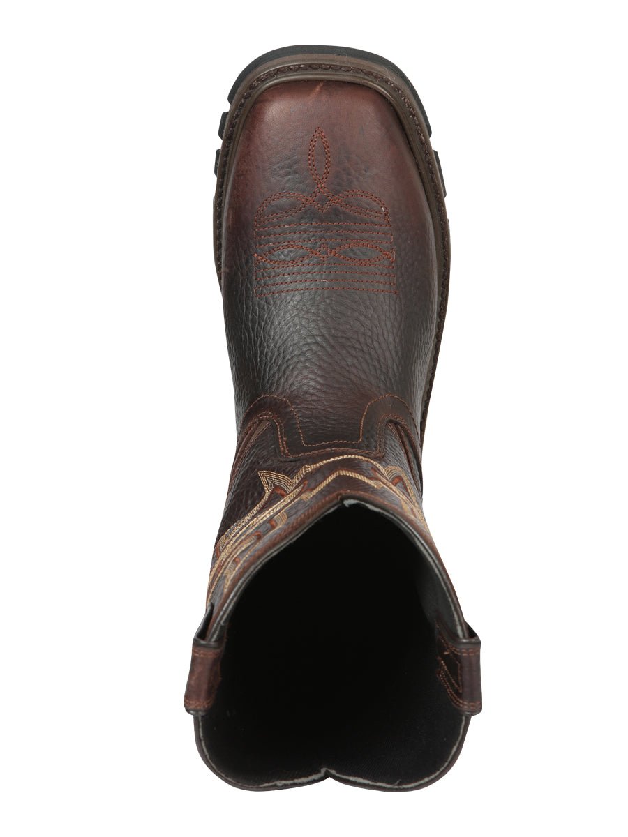 El General Rodeo Work Boot - Bull Fight Brown 44692 - Diana Zapateria Inc