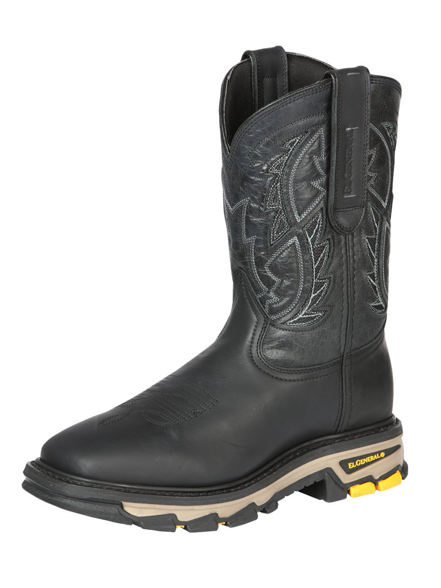 El General Rodeo Work Boot - Crazy Black 44694 - Diana Zapateria Inc