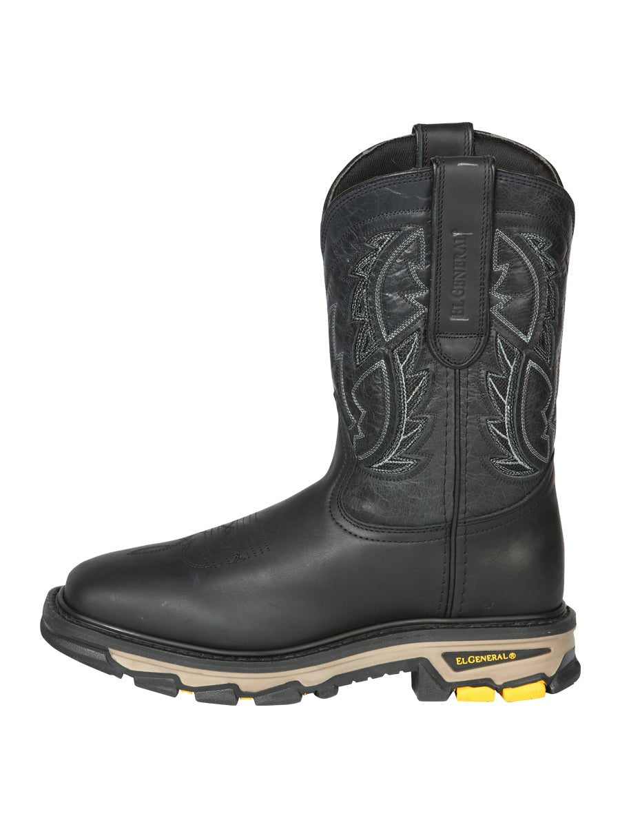 El General Rodeo Work Boot - Crazy Black 44694 - Diana Zapateria Inc